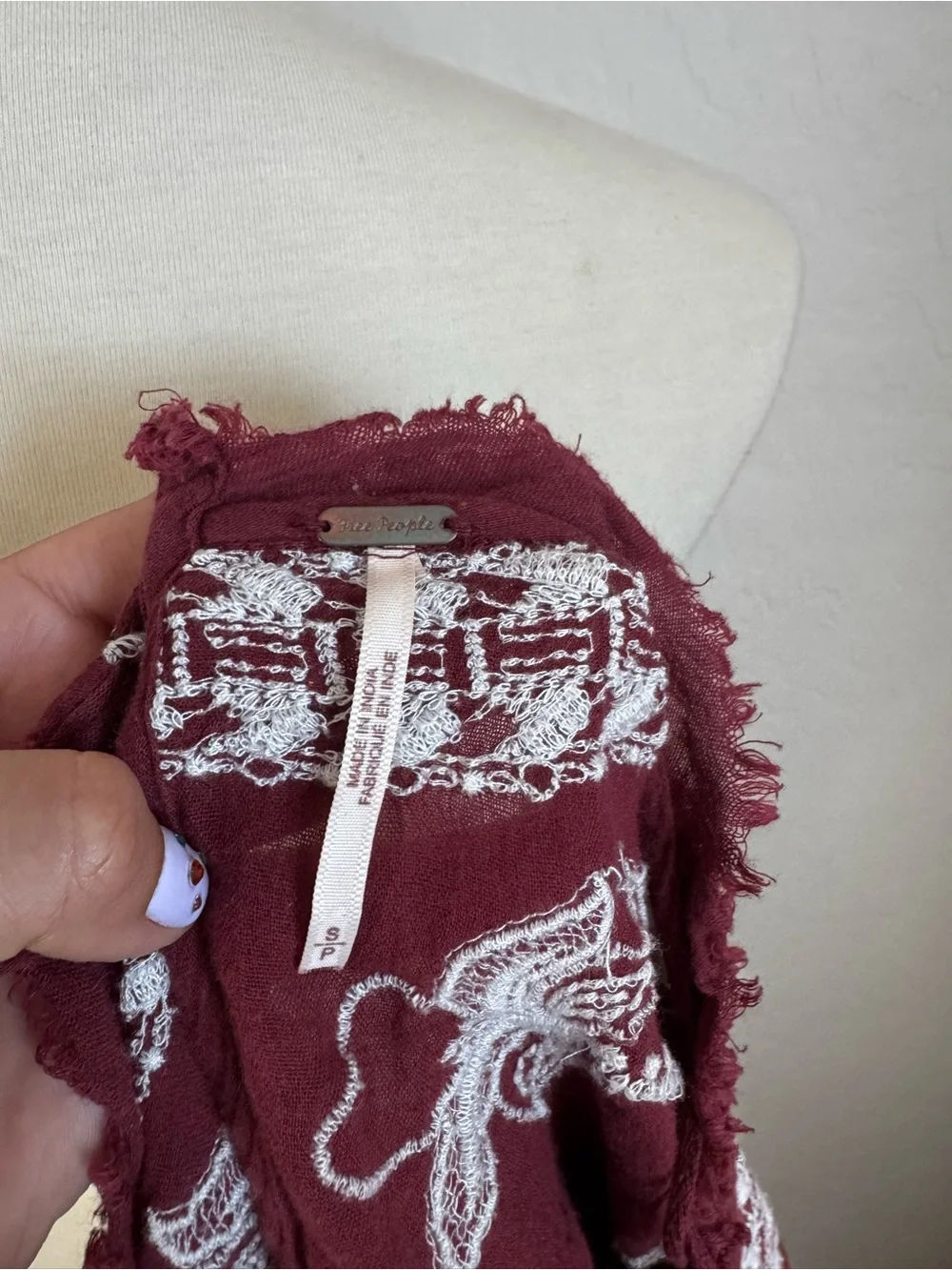 Free People Edie Tee - Sweet Raisin
